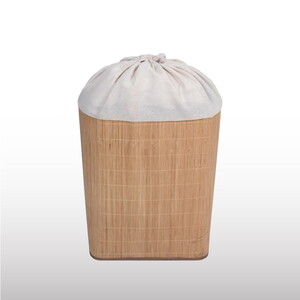  SEVER BAMBU KARE KİLİTLİ ÇAMAŞIR & OYUNCAK SEPETİ 60cm