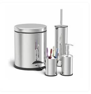 DOĞRULAR PERİLLA KROM 4'LÜ BANYO SETİ