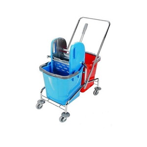 FLORA FT-900 ÇİFT KOVALI TEMİZLİK ARABASI