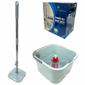  ZAMBAK TEMİZ SU MOP SETİ (TEMİZ- KİRLİ SU AYIRAN SİSTEM)