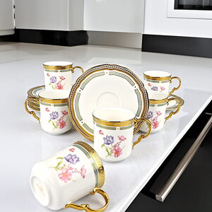 KOSOVA JEVEL 6'LI LAHVE FİNCAN TAKIMI 90cc