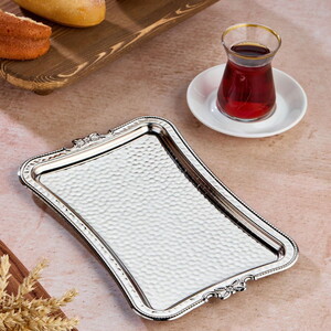  COOKER DÖVME DESEN GÜMÜŞ TEPSİ