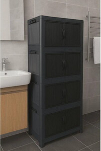 SAĞLAM SAFİR 4 KATLI GRİ DOLAP