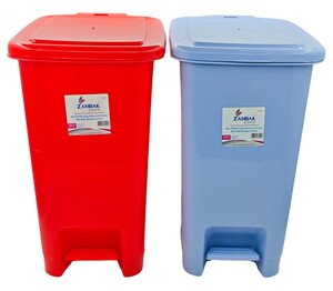  ZAMBAK SLİM PEDALLI ÇÖP KOVASI 40 LT