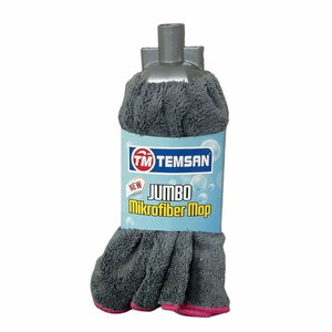TEMSAN MİKROFİBER MOP LÜX(GRİ) #2