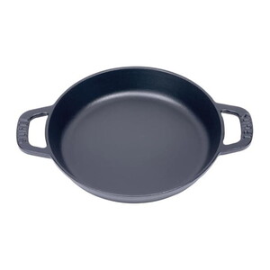 SÜREL DÖKÜM YUVARLAK SİYAH DÜZ SAHAN MAT SİYAH 18cm