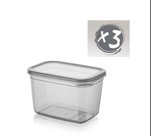 FOLY LİFE PEGGY  3'LÜ SAKLAMA KABI SETİ 2300ml