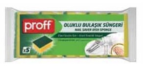  PROFF 5'Lİ KLASİK YEŞİL SÜNGER
