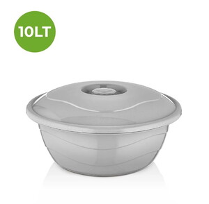 SEV PLASTİK LÜKS KAPAKLI HAMURLUK NO:2 10 LT