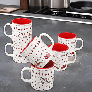 KOSOVA ÇİFT RENK PLATİN YILBAŞI SİLİNDİRİK KUPA 10cm