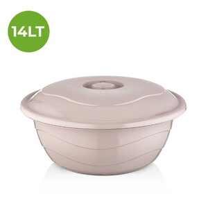 SEV PLASTİK LÜKS KAPAKLI HAMURLUK NO:3 14 LT