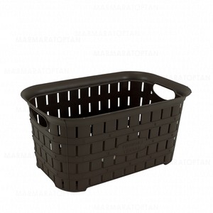  SAĞLAM BAMBU KARE SEPET