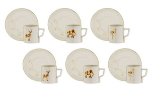  OLİKA MİRA ANİMALS 6 KİŞİLİK FİNCAN TAKIMI