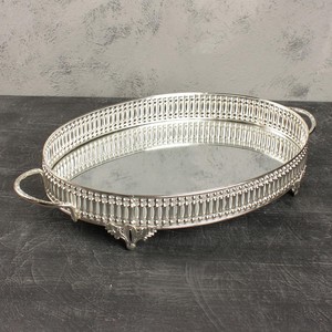 LEİLA ZARİF OVAL ORTA TEPSİ 35x27x7