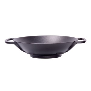  SÜREL DÖKÜM YUVARLAK WOK TAVA MAT SİYAH 35cm