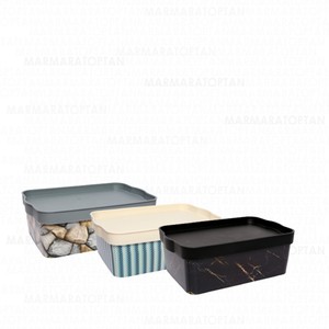  TUFFEX  KEEP DESENLİ SAKLAMA KUTUSU NO:4 14 LT