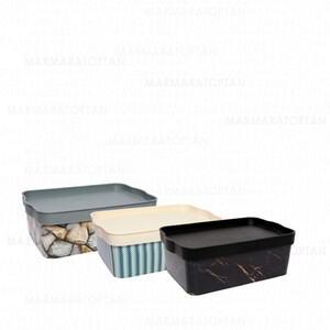  TUFFEX  KEEP DESENLİ SAKLAMA KUTUSU NO:4 14 LT