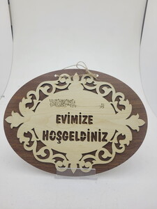  AHŞAP DEKORATİF KAPI SÜSÜ