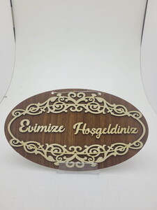  AHŞAP DEKORATİF KAPI SÜSÜ