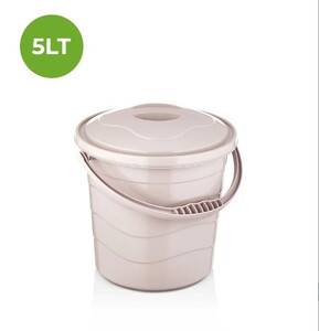 SEV PLASTİK RENKLİ KAPAKLI SU KOVASI NO:2 5 LT