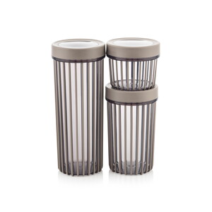 FOLY LİFE  LİNEA  3'LÜ YUVARLAK SAKLAMA KABI SETİ