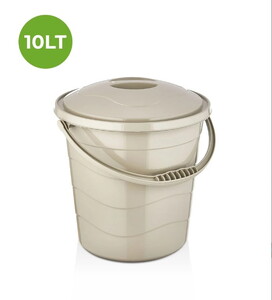 SEV PLASTİK RENKLİ KAPAKLI SU KOVASI NO:3 10 LT