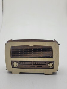 AHŞAP DEKORATİF RADYO KUMBARA