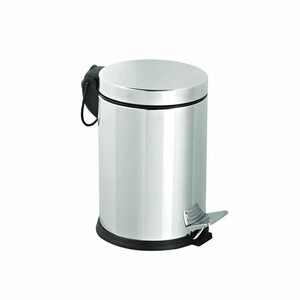 EMAYHOME PEDALLI ÇÖP KOVASI KROM 5 LT