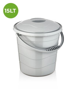 SEV PLASTİK RENKLİ KAPAKLI SU KOVASI NO:4 15 LT
