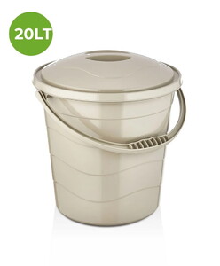 SEV PLASTİK RENKLİ KAPAKLI SU KOVASI NO:5 20 LT