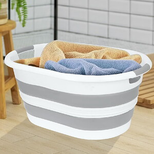 ZAMBAK KATLANIR ÇAMAŞIR SEPETİ 25lt