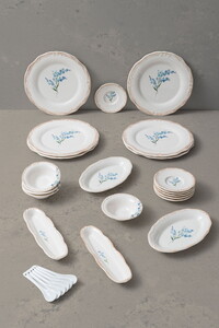  RUBİ PORSELEN ALEN 26 PARÇA 6 KİŞİLİK KAHVALTI TAKIMI