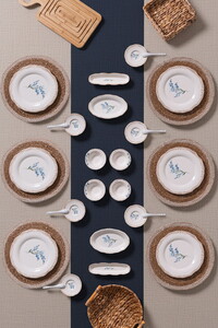  RUBİ PORSELEN ALEN 26 PARÇA 6 KİŞİLİK KAHVALTI TAKIMI