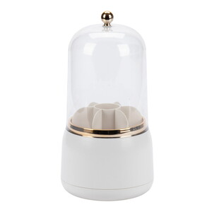 AKAY 7 BÖLMELİ KAPAKLI MAKYAJ ORGANİZERİ BEYAZ