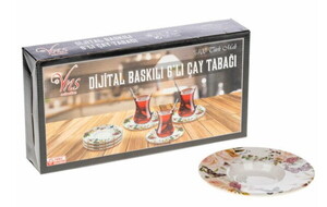 YUNUS 6'LI ÇAY TABAĞI