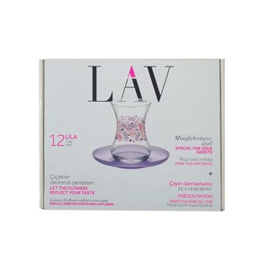  LAV LİLA 12 PRÇ ÇAY SETİ ( DMT303SB4250+DM270PFMCL2645 )