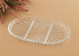  PAŞABAHÇE ELEGANT OVAL BÖLMELİ SERVİS TABAĞI
