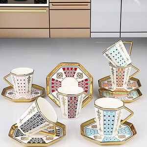 KOSOVA ABEL MİX 6'LI KAHVE FİNCAN TAKIMI 90cc