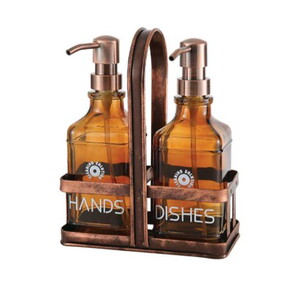  PEROTTİ RAME 2'Lİ METAL STANDLI SIVI SABUNLUK 500ml