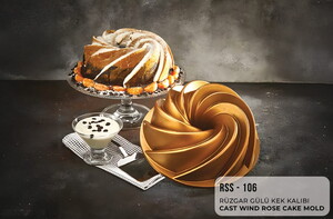 RSS DÖKÜM RÜZGARGÜLÜ KEK KALIBI 26cm