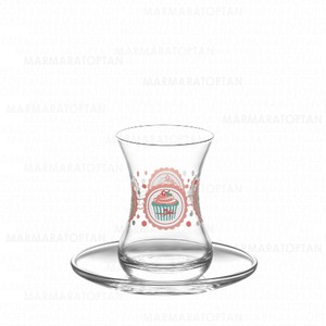 LAV 12 PARÇA CUPCAKE ÇAY SETİ