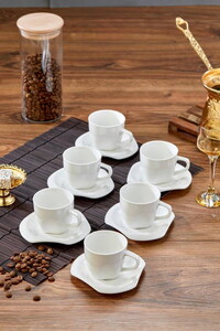 COOKER 6'LI PORSELEN FİNCAN SETİ