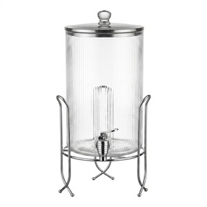 KRD HOME MONTELLA CAM SEBİL METAL AYAKLI 4000ml