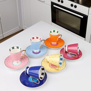 KOSOVA 6'LI PUANTİYE AYAKLI FİNCAN TAKIMI 120cc