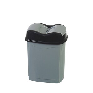 ZAMBAK ÇİFT KAPAK KLİK ÇÖP KOVASI NO:1 5,0 LT