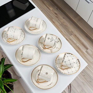 KOSOVA 6'LI PORSELEN FİNCAN TAKIMI