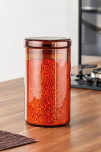 COOKER YUVARLAK BOROSİLİKAT CAM KAVANOZ 1,4 LT