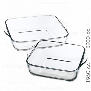 PAŞABAHÇE KARE 2\'Lİ BORCAM SET