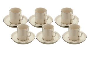  OLİKA MİRA SİLVER 6 KİŞİLİK FİNCAN TAKIMI