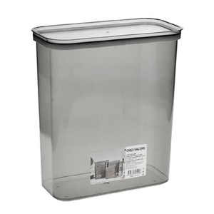  ORGANİZER SPLAY DİKDORTGEN GIDA SAKLAMA KABI GREY 3,30 Lt. (104*210*234 mm.)
